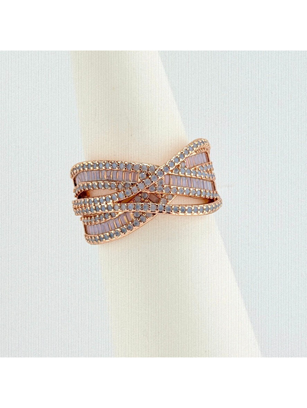 Bomb Party Holiday Luxe Bands Sz 10 "Timeless Elegance" Moonstone on Rose Gold